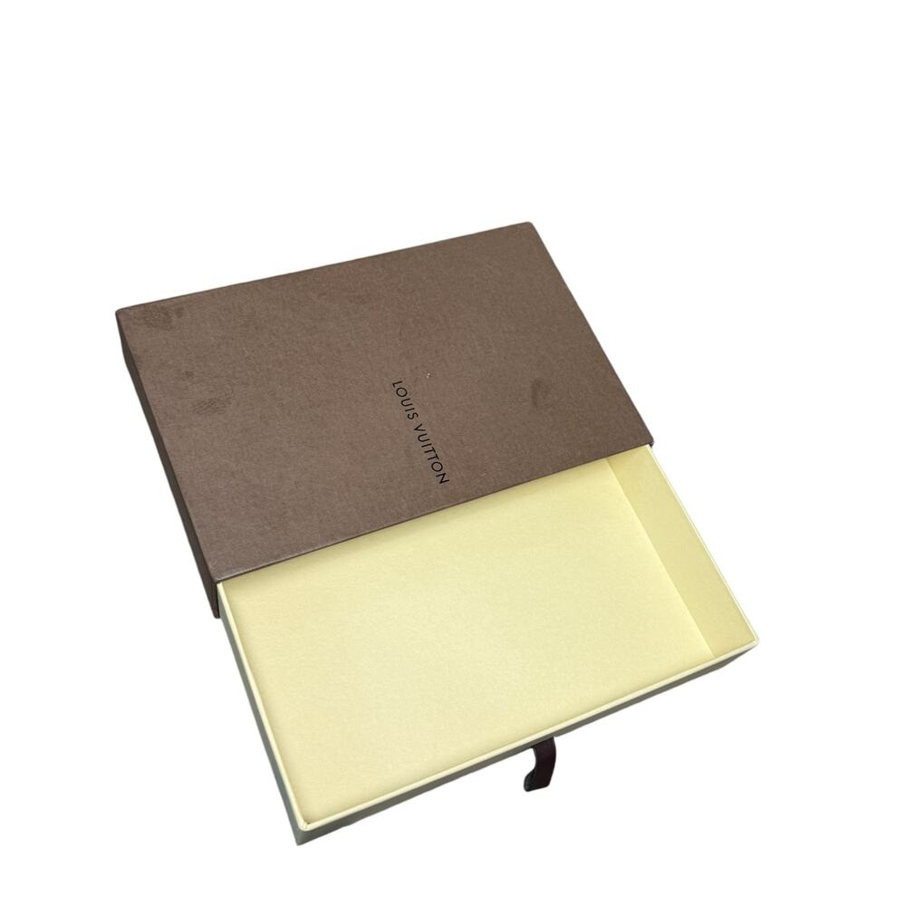 Louis Vuitton Empty Rectangular Brown Gift Box Le… - image 4